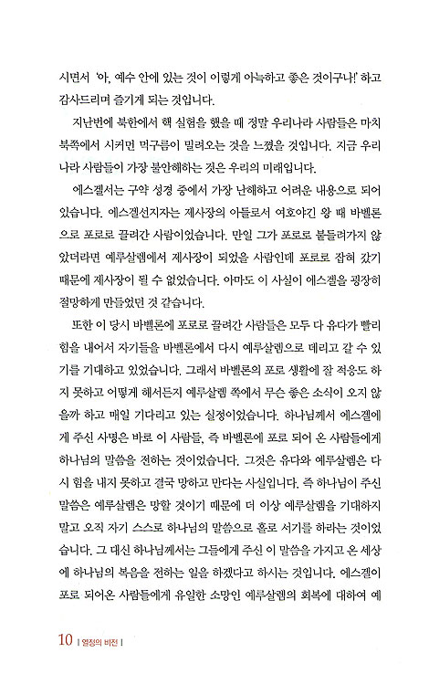 열정의 비전