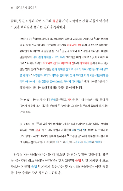 신학개혁과 신앙개혁