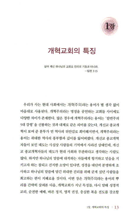 개혁교회란 무엇인가 (개혁주의 교회와 목회 시리즈 03)