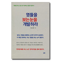 영들을 보는 눈을 개발하라 (영들을 보는 눈을 갖기 원하는 분들의 필독서)