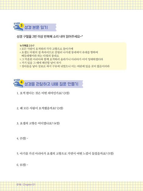 신나는 하브루타 말씀여행 1