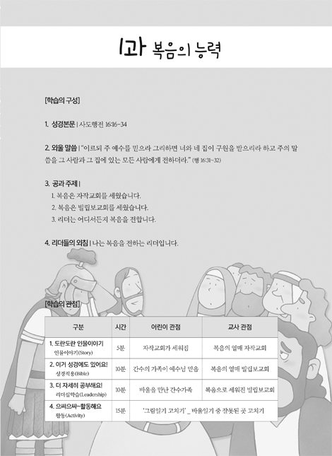 예수님과 함께 비전공과 1학기 전학년(교사용) - 테마2. 예수님을 닮아가는 리더