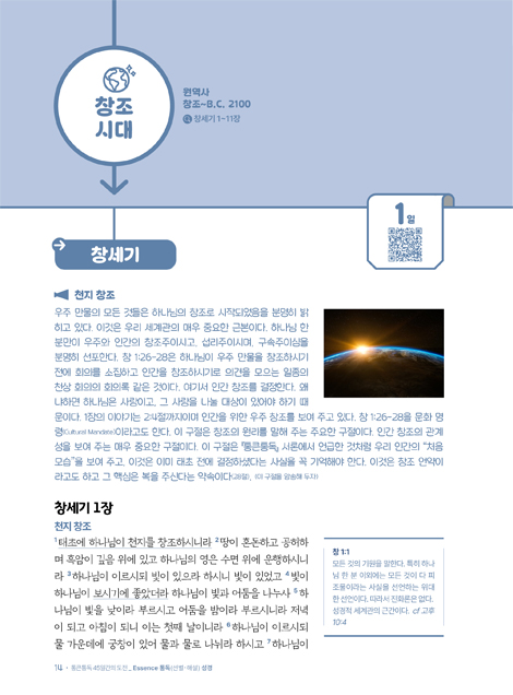 통큰통독 45일간의 도전 Essence 통독 (선별해설) 성경