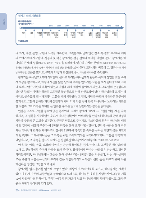 통큰통독 45일간의 도전 성경 Essence : 삶의 정답 찾기