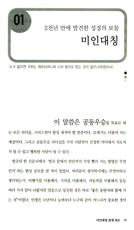 미인대칭 관계전도