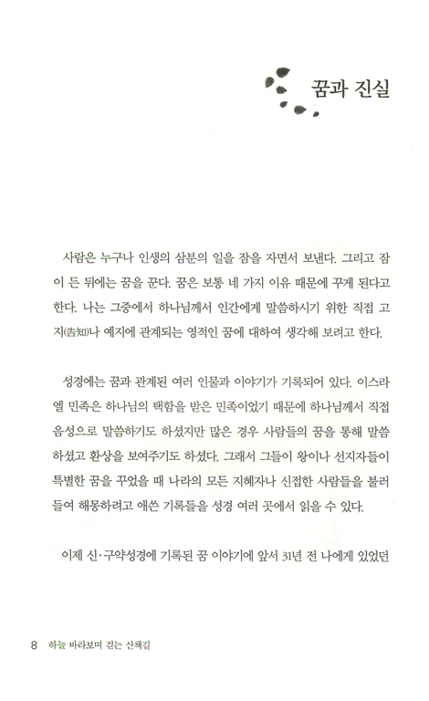 하늘 바라보며 걷는 산책길