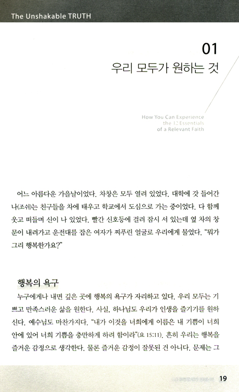 조쉬 맥도웰의 하나님에 관한 불변의 진리