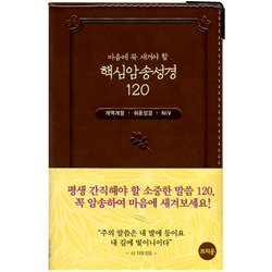핵심암송성경120 (개역개정 · 쉬운 성경 · NIV) - 브라운