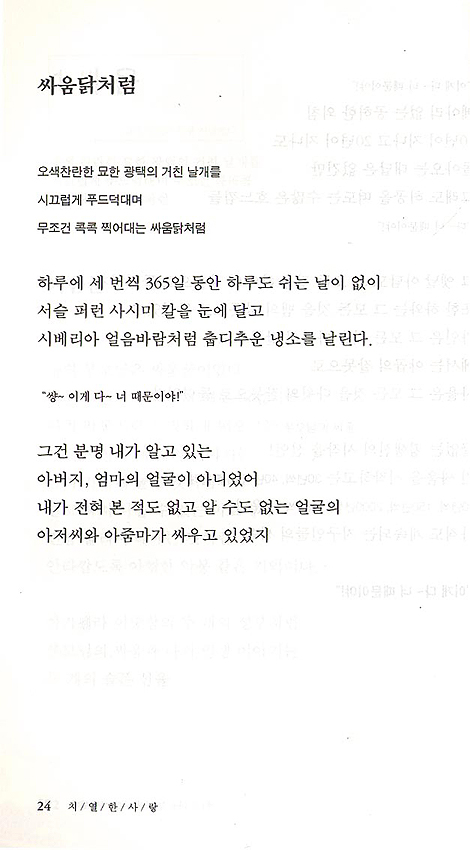 치열한 사랑