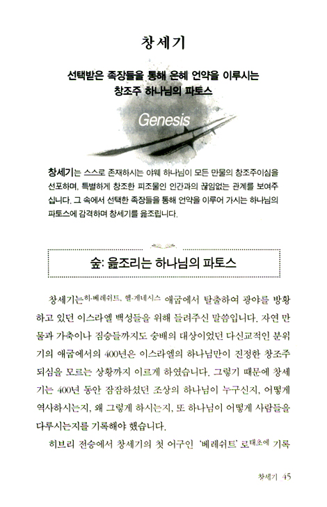 성경; 하나님의 파토스 - 성경 66권에 흐르는 하나님의 사랑을 알게 하는 성경 통독 안내서!