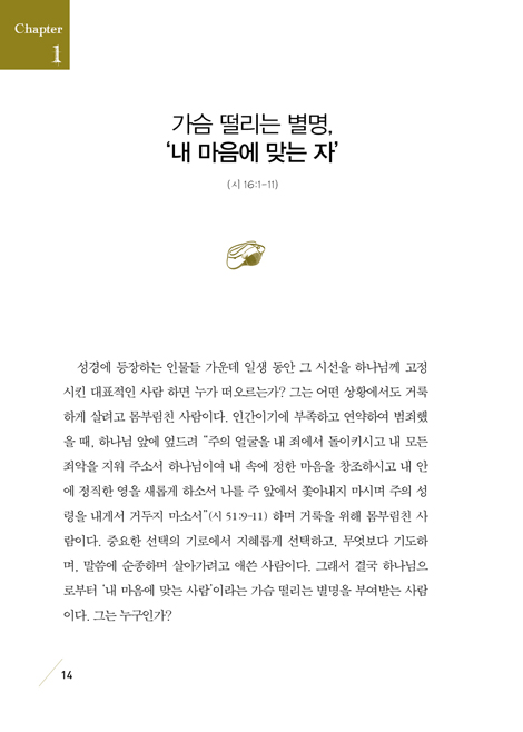 물맷돌보다 먼저 뚫다 (시편의 창으로 본 다윗)