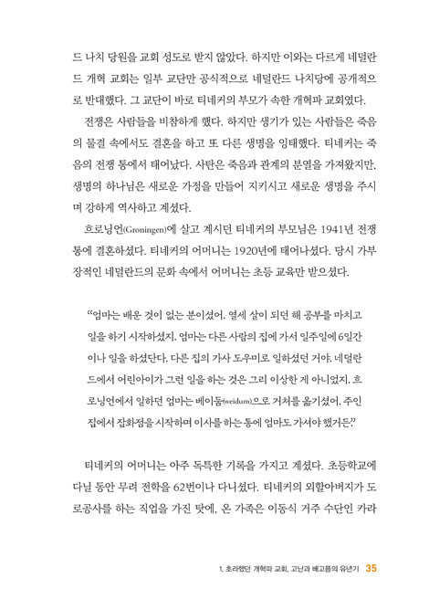 티네커 메이어의 개혁파 인생교실 (네덜란드 개혁파 여인의 인생을 통해 개혁주의 성도의 삶을 배우다)