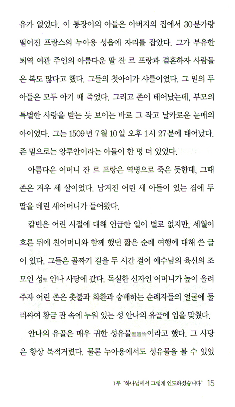 이 사람, 존 칼빈