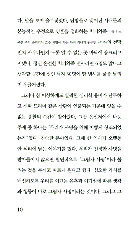 그림자 사명을 극복하라