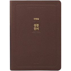 [개역한글판] 성경전서 H72EAB 대 (단본/색인/무주석/PU/무지퍼/다크브라운)