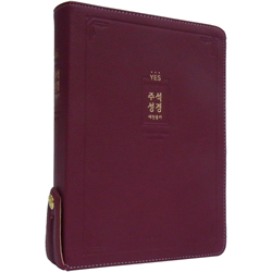 <font color=red>[개역개정4판+새찬송가]</font> 예스 주석성경 대 (합본/색인/주석/신소재/지퍼/자주)