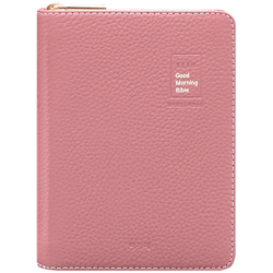 <font color=red>[개역개정4판+새찬송가] </font>뉴슬림 굿모닝 바이블 초미니 (합본/색인/주석/천연우피/지퍼/핑크)