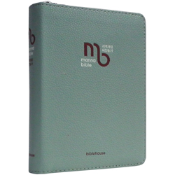 <font color=red>[개역개정4판+새찬송가]</font> 만나성경 특미니 (합본/색인/주석/신소재/지퍼/민트)