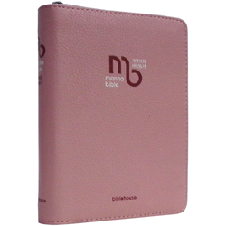 <font color=red>[개역개정4판+새찬송가]</font> 만나성경 특미니 (합본/색인/주석/신소재/지퍼/핑크)