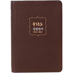 <font color=red>[개역개정4판+새찬송가]</font> 두란노 성경전서 NKR72THU 중 (합본/색인/무주석/PU/무지퍼/진갈색)