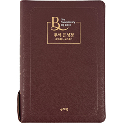 <font color=red>[개역개정4판+새찬송가]</font> 주석 큰성경 대 (합본/색인/주석/PU/지퍼/초코)