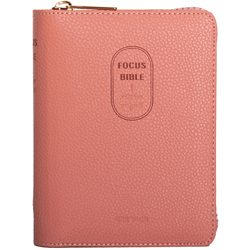 <font color=red>[개역개정4판+새찬송가] </font>포커스 성경 초미니 (합본/색인/주석/PU/비슬론지퍼/로즈핑크)