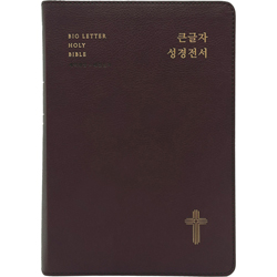 <font color=red>[개역개정4판+새찬송가]</font> 큰글자 성경전서 NKR72EWBU 대 (합본/색인/무주석/PU/무지퍼/초코브라운)