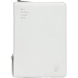 <font color=red>[개역개정4판+새찬송가]</font> 뉴 웨딩 커플성경 소 (합본/색인/주석/PU/지퍼/화이트)
