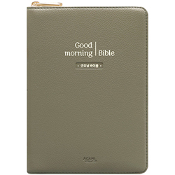 <font color=red>[개역개정4판+새찬송가]</font> 큰글자 굿모닝성경 소 (합본/색인/주석/PU/지퍼/올리브)