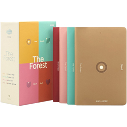 [개역개정4판] 더 포레스트 성경 소 세트 (단본/무색인/주석/무지퍼/PU/전4권)