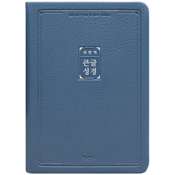[새번역] 새번역 큰글성경 소 (단본/색인/주석/PU/무지퍼/잉키블루)
