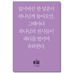 메시지 누가복음 (미니북)