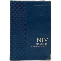 [개역개정4판] NIV 영한스터디성경 (자이언트단본/색인/주석/PU/무지퍼/네이비)