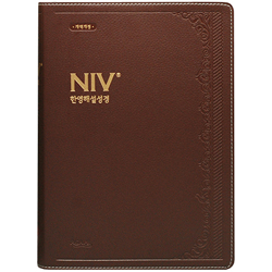 [개역개정4판] NIV 한영해설성경 점보 (단본/색인/주석/PU/무지퍼/다크브라운)