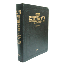 NASB 한영해설성경 국판 (단본/색인/주석/가죽/무지퍼/검정)