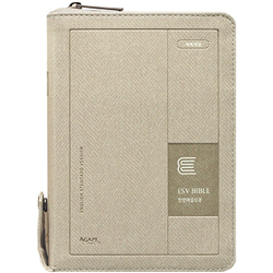 [개역개정4판] ESV 한영해설성경 소 (단본/색인/주석/PU/지퍼/베이지)