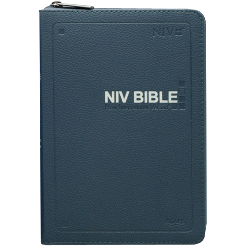 NIV BIBLE - New International Version Medium (단본/색인/무주석/PU/지퍼/네이비)