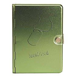 NLT 영어성경 Metal Bible : Identified (메탈/그린)