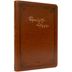 <font color=red>[새찬송가] </font>메들리  경배와 찬양 & 해설찬송가 대 (최고급신소재/브라운)