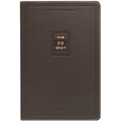 <font color=red>[새찬송가]</font> 큰글새찬송가 특대 (천연우피/다크브라운)