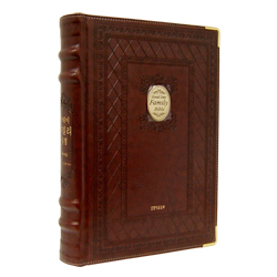 [개역개정4판]굿데이 패밀리성경 특특대(단본/색인/주석/가죽/무지퍼/자주)