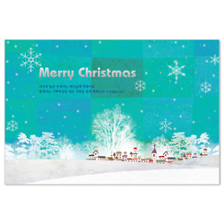 교회풍경 성탄카드