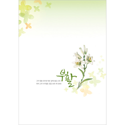 <font color=blue><b>A4 4면 부활주보</b></font>-1109 (1속 100장)