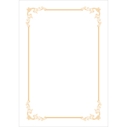 A5 우단 금박 공통 내지 (좌, 10장 한세트) 6389-5