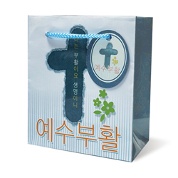 <font color=red>[10%할인+5%적립] </font>부활절 종이 기프트백 6847-1 (10개)