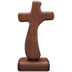 <font color=red>[15%할인] </font>제이핸즈 원목기도십자가 8691 - 월넛