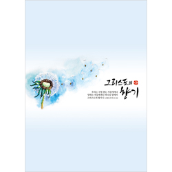 A4 4면 일반주보-향기/하늘색 (1속 100장)