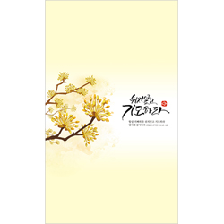 6면 일반주보-기도/노랑 (1속 100장)