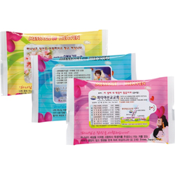 [20매] 전도 물티슈-천국의소리 3종 70g (자동칼라라벨 스티커 부착 발송)*