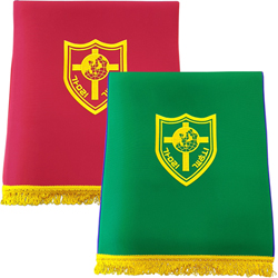 감리교 강대상보-고급 (2장4색-빨강/하양/초록/보라)